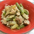 エリンギとごぼうと豚肉のこっくり味噌煮