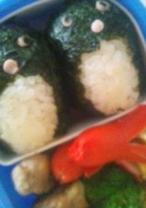 カワイイ★ペンギンおにぎりキャラ弁-レシピのメイン写真