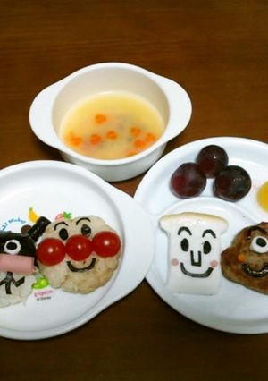 お子様のお祝い*しょくぱんまんはんぺん-レシピのメイン写真