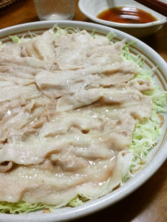 キャベツと豚バラのレンチン蒸し-レシピのメイン写真