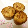 りんごとくるみのマフィン*乳製品不使用*