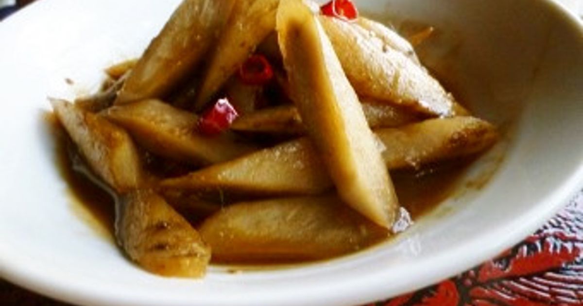 ごぼうのピリ辛味噌煮 by 愛ちゃん家 【クックパッド】 簡単おいしい