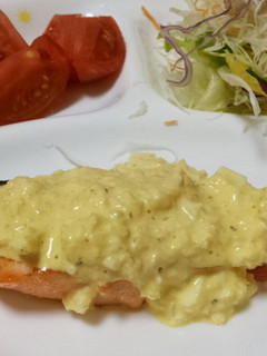 鮭のムニエル☆カレータルタルソースかけ☆-レシピのメイン写真