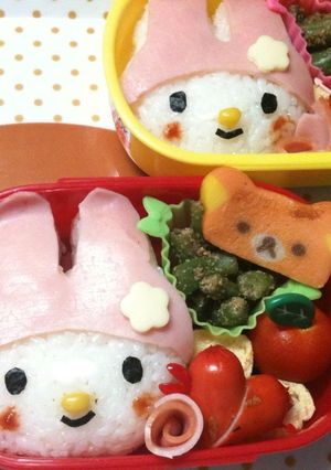 キャラ弁　マイメロディ-レシピのメイン写真