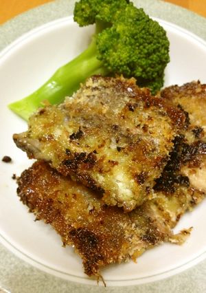 簡単　さんまのバジル・パン粉焼き-レシピのメイン写真