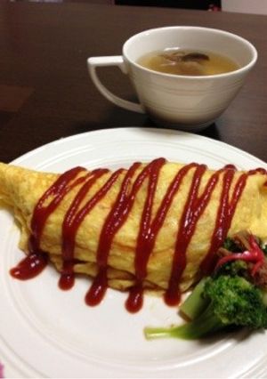 炊飯器で健康オムライス☆肩凝りにも効果◎-レシピのメイン写真