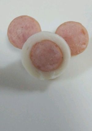 ミッキー　ちくわ　ウィンナー　キャラ弁-レシピのメイン写真