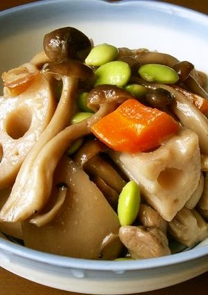 蓮根があるので煮物にしょう！-レシピのメイン写真