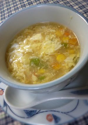 野菜と卵入りのコーンスープ-レシピのメイン写真