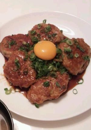 簡単ふわふわ月見つくね♡-レシピのメイン写真