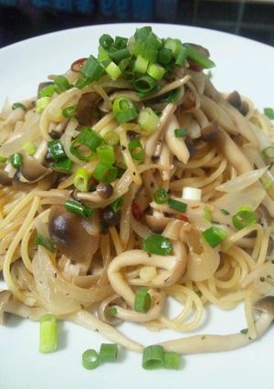 きのこの和風ピリ辛パスタ-レシピのメイン写真