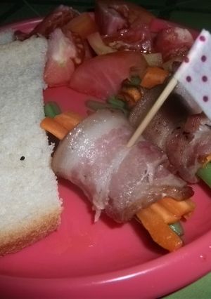 にんじんといんげんのベーコンまき-レシピのメイン写真