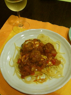 ミートボールパスタ-レシピのメイン写真