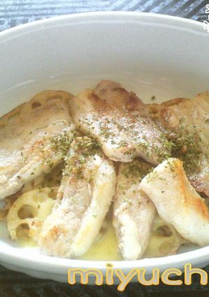 豚肉と蓮根のチーズはさみ焼き☆彡-レシピのメイン写真
