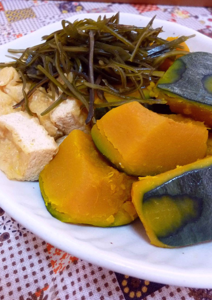 ❁かぼちゃと切り昆布の煮物❁祖母の味-レシピのメイン写真