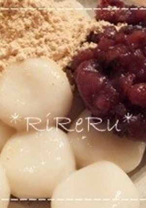 【お豆腐】で白玉だんご-レシピのメイン写真