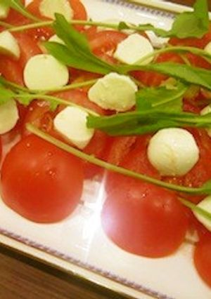 フルーツトマトのカプレーゼ-レシピのメイン写真