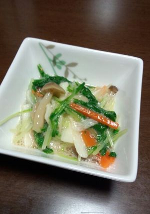 長いもと水菜のおひたし-レシピのメイン写真