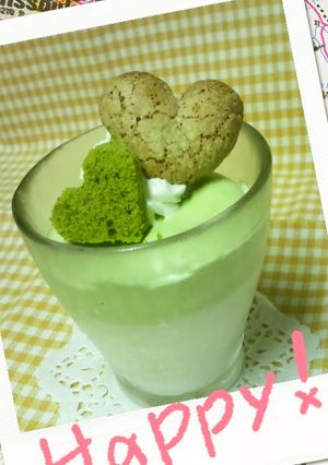 抹茶とホワイトチョコムース-レシピのメイン写真