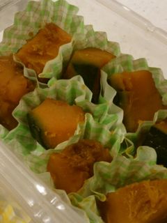 ☆かぼちゃの煮物☆お弁当に!レンジで!-レシピのメイン写真