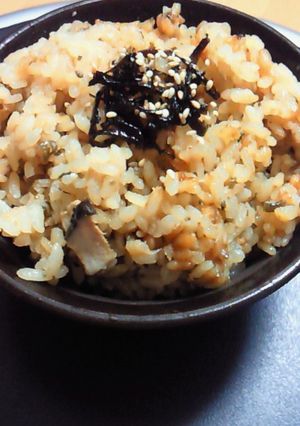 茸と昆布の炊込みご飯-レシピのメイン写真