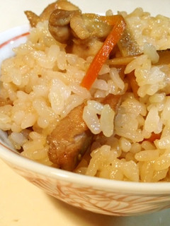 【覚書】うちの鶏ごぼうごはん。-レシピのメイン写真