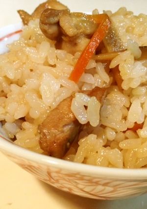 【覚書】うちの鶏ごぼうごはん。-レシピのメイン写真