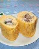 サンマのかば焼きを巻いた玉子焼き