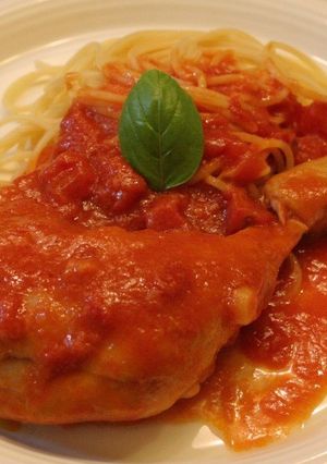 鶏肉のトマトクミンソースパスタ-レシピのメイン写真