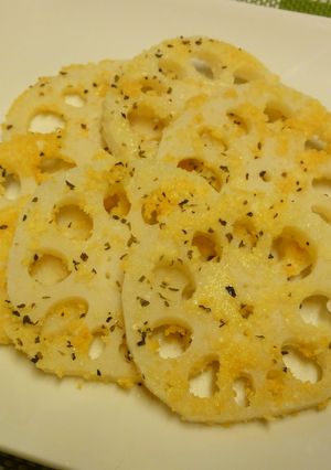 秋♪れんこんチーズ（バジル＆ペッパー）-レシピのメイン写真