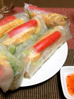 野菜生春巻き-レシピのメイン写真