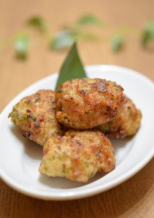塩麹で豚こま団子の磯辺揚げ-レシピのメイン写真