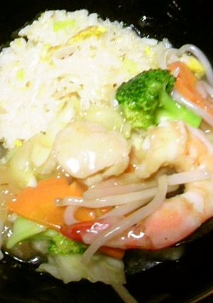 海鮮あんかけチャーハン-レシピのメイン写真