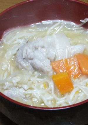 マロニーのそうめん風味噌汁-レシピのメイン写真