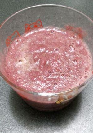 紫キャベツとサラダ菜のスムージー-レシピのメイン写真