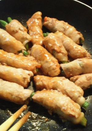 野菜の豚肉巻き-レシピのメイン写真