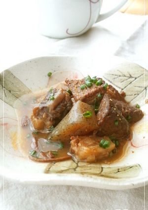 牛筋のトロトロ味噌煮込み♪-レシピのメイン写真