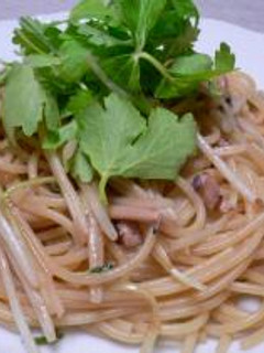 塩辛とセロリのパスタ-レシピのメイン写真