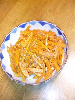 めんつゆで簡単♪人参きんぴら-レシピのメイン写真
