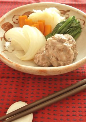 たっぷり野菜と塩麹つみれの蒸し煮-レシピのメイン写真