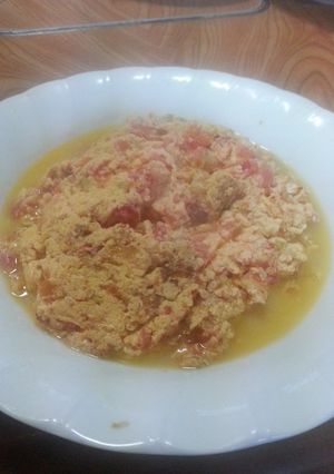 カンタン!! トマたま-レシピのメイン写真