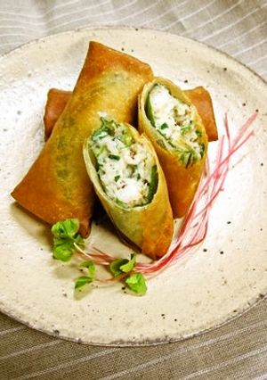 豆腐と大和芋の春巻き-レシピのメイン写真