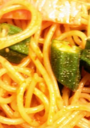 残り物活用☆バター醤油ラー油パスタ-レシピのメイン写真