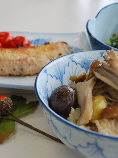 きのこと甘栗の炊き込みごはん-レシピのメイン写真