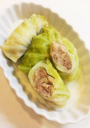 簡単!!レンジで豚こまロールキャベツ-レシピのメイン写真