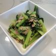 小松菜とシーチキンの炒め物