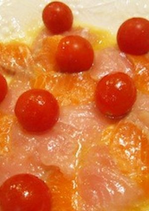 真っ赤なカルパッチョ-レシピのメイン写真
