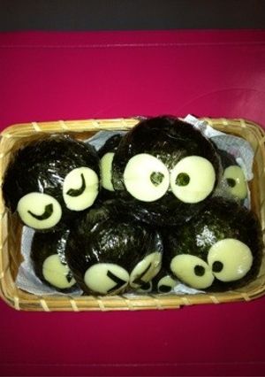 まっくろくろすけオニギリ-レシピのメイン写真
