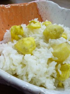 我が家の栗ごはん-レシピのメイン写真