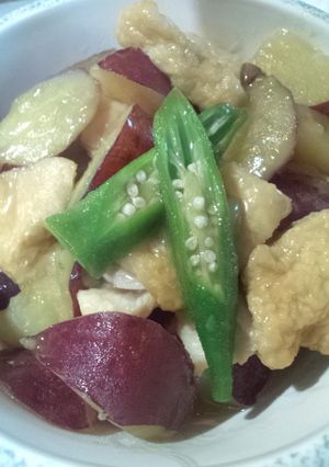 さつまいもと鶏むね肉の煮物-レシピのメイン写真